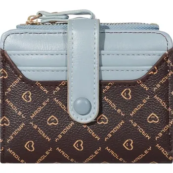 Peněženka Praktická malá peněženka s přihrádkami | mini peněženka, dámská peněženka - Modrý