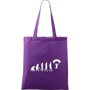 Evoluce paragliding - Taška bavlněná - 42 x 38 cm ( Fialová )