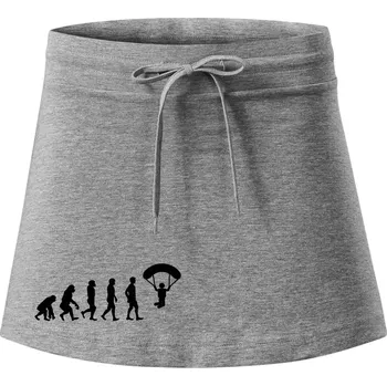 Dámské oblečení Evoluce paragliding - Sportovní sukně - two in one - M ( Tmavě šedý melír )