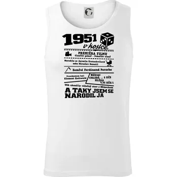 1951 v kostce - Tílko pánské Core - S ( Bílá )