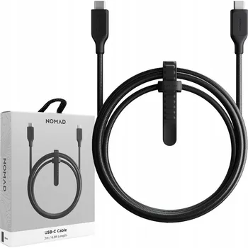 Datový kabel Kabel Nomad USB typ C - USB typ C 2 m černý