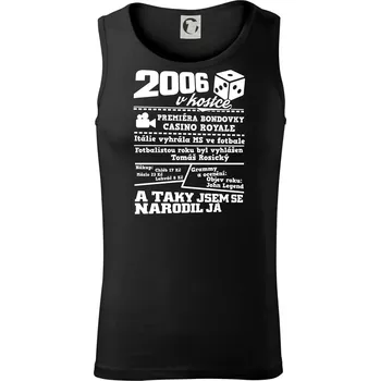 2006 v kostce - Tílko pánské Core - 2XL ( Černá )