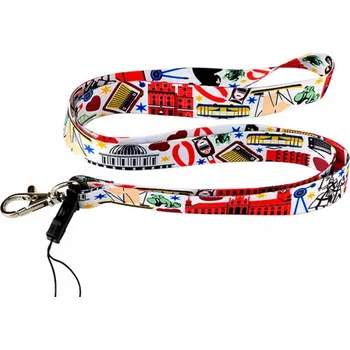 Nylonová šňůrka na telefon, vícebarevná