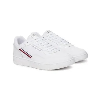 Dámské tenisky Tommy Hilfiger Sneakersy Th Basket Core Stripes FM0FM05631 Bílá 44