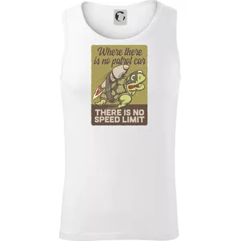 Želva na cestách - Tílko pánské Core - L ( Bílá )