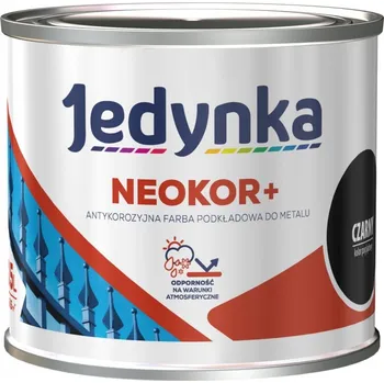 barva na kov Jedynka Neokor+ 0,5L Černá MAT Antikorozní barva na kov