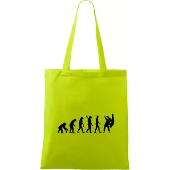 Judo Evoluce boj - Taška bavlněná - 42 x 38 cm ( Limetková )