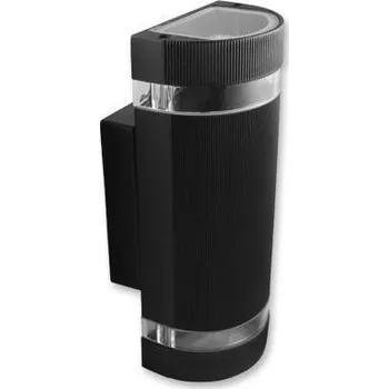 Nástěnné svítidlo LED21 Přisazené venkovní svítidlo HANA O 2xGU10, černé