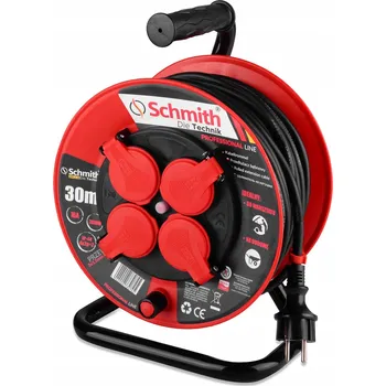 Napájecí kabel PRODLUŽOVACÍ KABEL NA CÍVKU 3x1,5m 30m SCHMITH SPPL-1-30