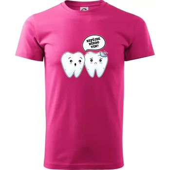 Pánské tričko Nepůjde někdo ven - Klasické pánské triko vyšší gramáže - 4XL ( Purpurová )