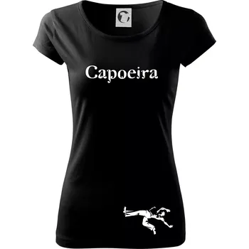 Dámské tričko Capoeira velký - Dámské triko Pure - XS ( Černá )