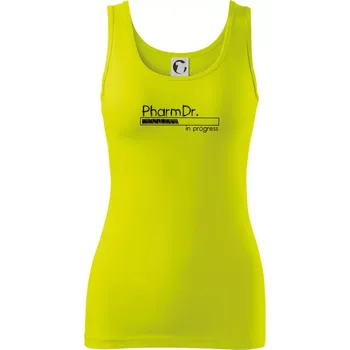 In progress titul PharmDr. doktor / doktorka farmacie - Dámské tílko - XS ( Limetková )