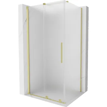 Mexen Velar sprchový kout posuvný 110 x 100 cm, mat, zlato kartáčované - 871-110-100-31-55 Sprchové kouty