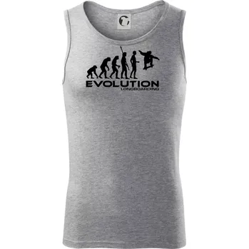 Evoluce longboard jump - Tílko pánské Core - XL ( Tmavě šedý melír )