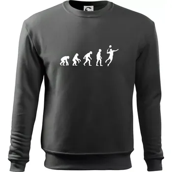 Chlapecké tričko Evoluce Badminton - Mikina Essential dětská - 146 cm/10 let ( Tmavá břidlice (šedá se zeleným nádechem) )