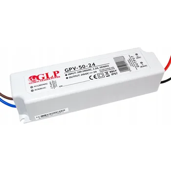 Napájecí zdroj pro osvětlení Napájecí zdroj pro LED GLP GPV-50-24 24V 2A 48W IP67