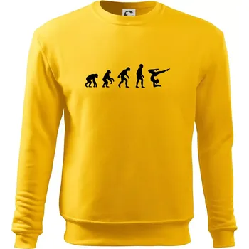 Pánská mikina Evoluce yoga - Mikina Essential pánská - XL ( Žlutá )