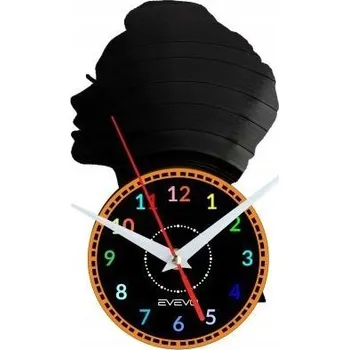 Hodiny KADEŘNICKÝ SALON NÁSTĚNNÉ HODINY DEKORATIVNÍ MODERNÍ VINYLOVÁ DESKA