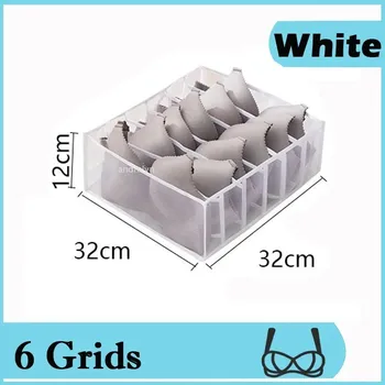 Úložný box Praktický zásuvkový organizér na spodní prádlo | organizér, úložný box - 6 mřížek