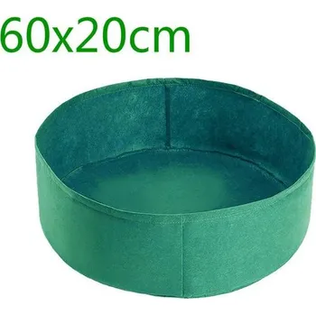 Velký venkovní květináč z filcu - 15 galonů 60x20cm-193