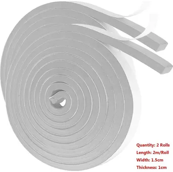 Těsnění do okna a dveří Těsnicí páska do dveří a oken samolepicí | těsnicí páska, dveřní těsnění - Bílé role 1,5 cm - 2