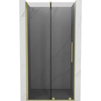 Sprchové dveře Mexen Velar posuvné sprchové dveře 90 cm, grafit, zlaté kartáčované - 871-090-000-41-55 Sprchové dveře