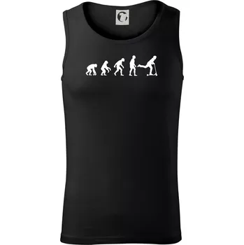 Evoluce koloběh koloběžka - Tílko pánské Core - L ( Černá )