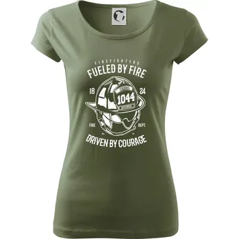Dámské tričko Fueled By Fire - Dámské triko Pure - XS ( Khaki )