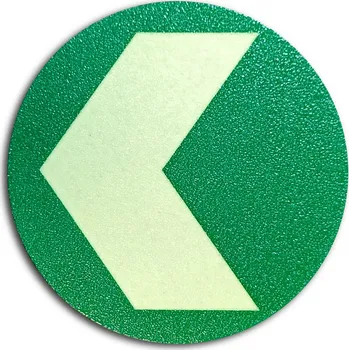 ESD Era-pack Fotoluminiscenční kolečko protiskluzové s šipkou varianta: kolečko 60 mm