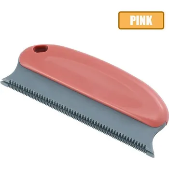 Pomůcka pro obuv a oblečení Odstraňovač chlupů pro sedačky a koberce | odstraňovač chlupů, kartáč - Svěží růžová