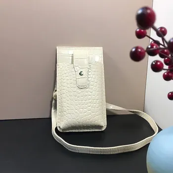 Peněženka Dámská mobilní cestovní peněženka se zipem | dámská peněženka, pouzdro na pas - Styl 3 - Bílá