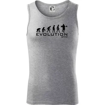 Evoluce Gym - Tílko pánské Core - XL ( Tmavě šedý melír )