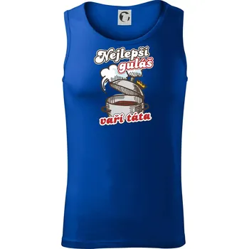 Nejlepší guláš vaří táta - Tílko pánské Core - L ( Královská modrá )