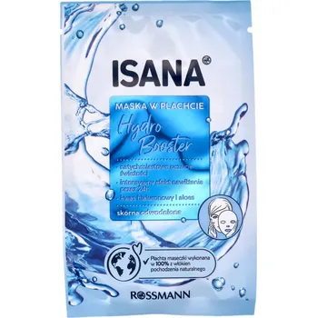 Pleťová maska ISANA HYDRO BOOSTER PLEŤOVÁ MASKA V PLÁTKU S KYSELINOU HYALURONOVOU
