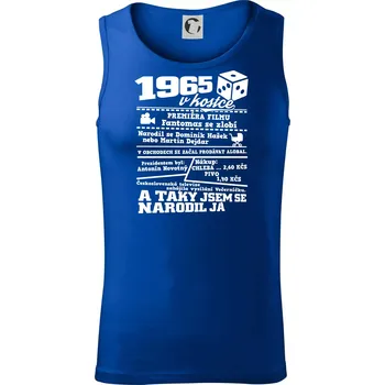1965 v kostce - Tílko pánské Core - XL ( Královská modrá )