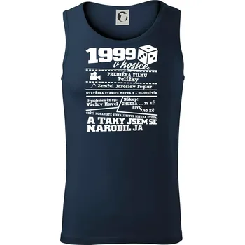 1999 v kostce - Tílko pánské Core - XL ( Námořní modrá (velmi tmavá - téměř černá) )