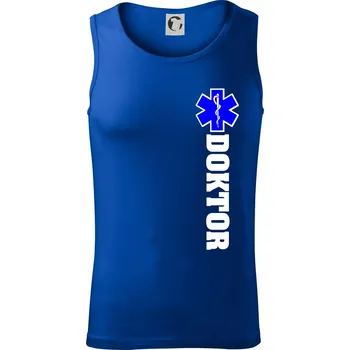 Hvězda života - doktor - Tílko pánské Core - L ( Královská modrá )