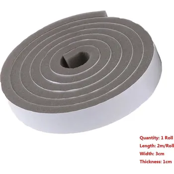 Těsnění do okna a dveří Těsnicí páska do dveří a oken samolepicí | těsnicí páska, dveřní těsnění - Šedá role 3 cm - 1
