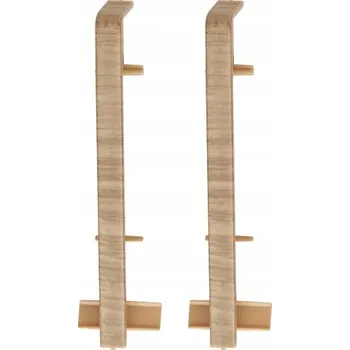 Spojka lišty MASTERLINE 13x80mm 1 sada = 2 kusy, Cinnamon Mat (skořicová matná)