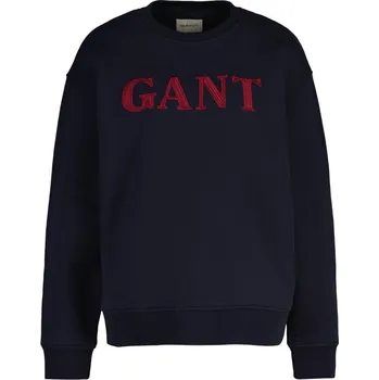 Dámská mikina MIKINA GANT GRAPHIC C-NECK SWEAT EVENING BLUE