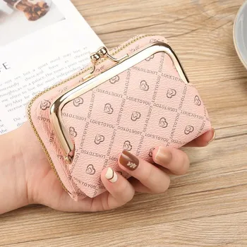 Dámská peněženka na zip s velkou kapacitou | dámská peněženka, peněženka zip - Růžový