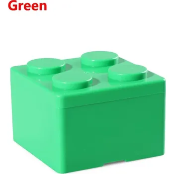 Úložný box Super designový úložný box na stavebnici | úložný box, plastový box - S Zelená