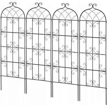 Obraz Kovová pergola Vevor s mřížkou, 180 cm