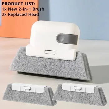 Vysavač na okno Čistič drážek oken rámů a dveří | čistič, kartáč - 07