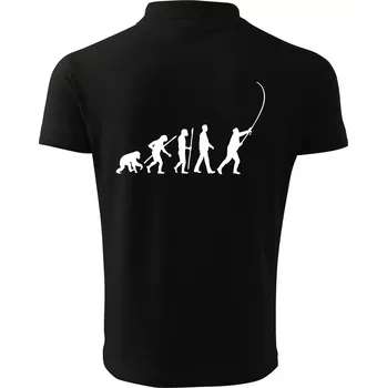 Pánská košile Evoluce rybaření - Polokošile pánská Pique Polo 203 - 2XL ( Černá )