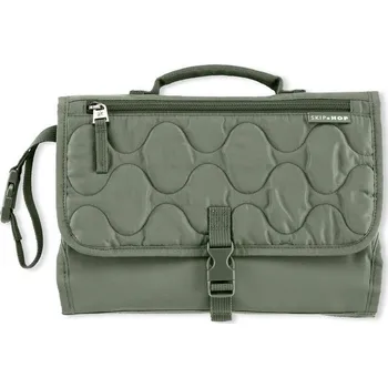 Přebalovací podložka SKIPHOP SKIP HOP Podložka přebalovací cestovní 2v1 Pronto Dark sage