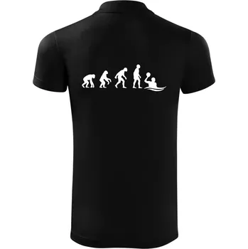 Pánská košile Evoluce Vodní pólo - Polokošile Victory sportovní (dresovina) - 3XL ( Černá )