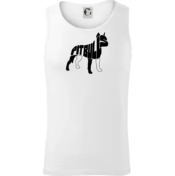 Pit Bull Teriér - Tílko pánské Core - M ( Bílá )