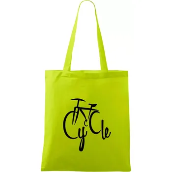 Cycle kolo - Taška bavlněná - 42 x 38 cm ( Limetková )