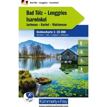 Kümmerly+Frey Outdoorkarte Deutschland 4 Bad Tölz, Lenggries, Isarwinkel 1:35.000